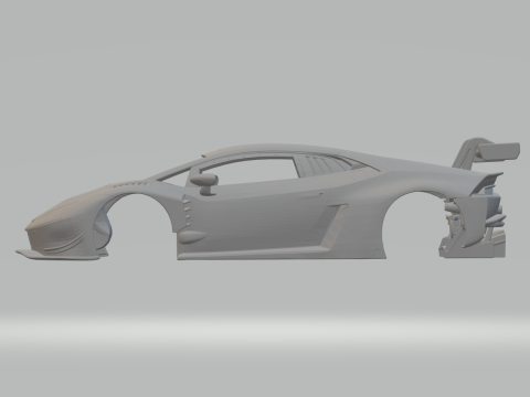 Huracan gt3 evo 3D प्रिंट मॉडल