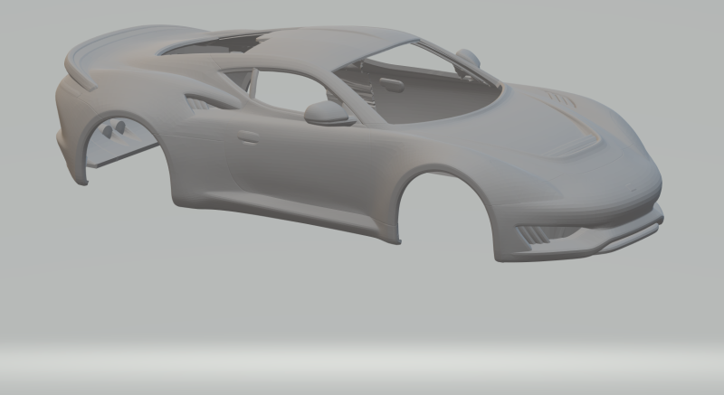 Saleen S5S Modello di stampa 3D .c4d .max .obj .3ds .fbx .stl .blend 