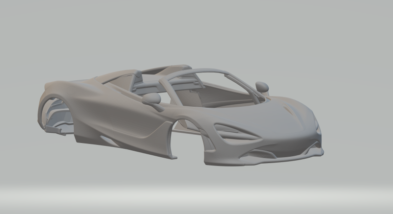 MCLAREN 720S 3D Print Model .c4d .max .obj .3ds .fbx .stl .blend 
