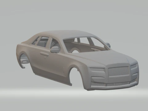 롤러 세단 3D 프린트 모델