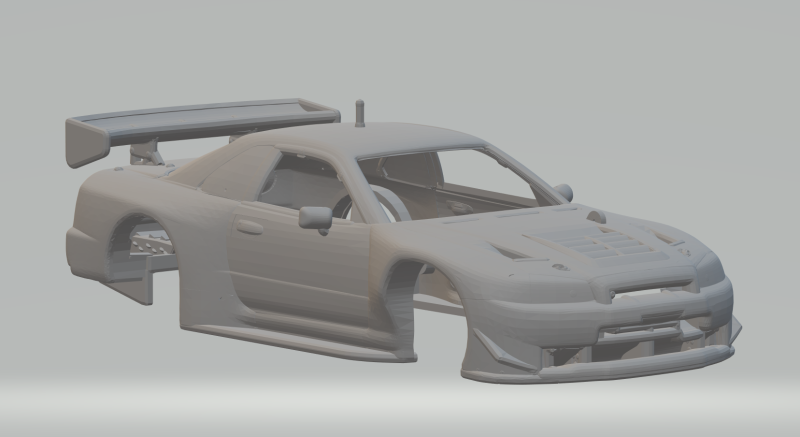 Rollsr sedan 3D Print Model .c4d .max .obj .3ds .fbx .stl .blend 
