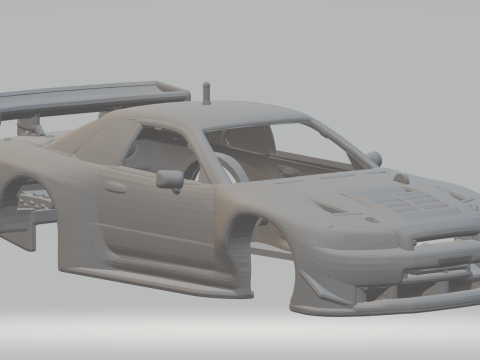 Rollsr sedan Modelo de impresión 3D