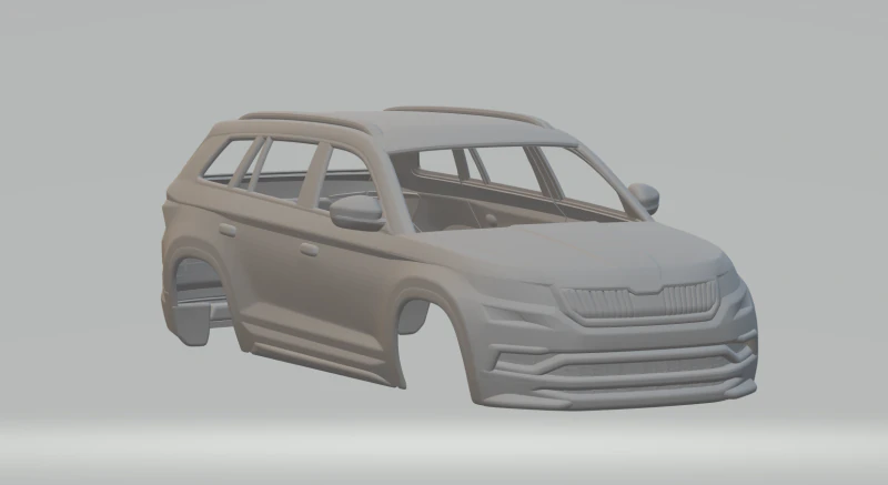 Skoda kodiaq 3D Print Model .c4d .max .obj .3ds .fbx .stl .blend 