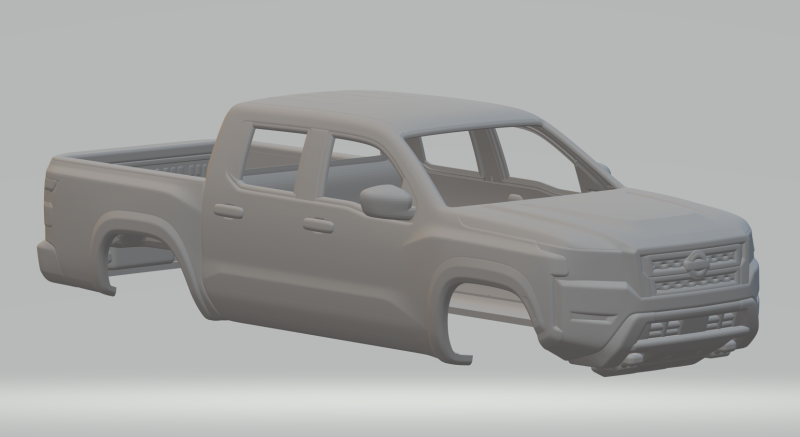 Nissan frontier 2024 Modelo de impresión 3D .c4d .max .obj .3ds .fbx .stl .blend 