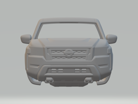 Nissan frontier 2024 Modelo de impresión 3D