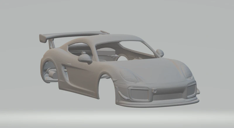 PORSCHE CAYMAN CUSTOM 3D Print Model .c4d .max .obj .3ds .fbx .stl .blend 