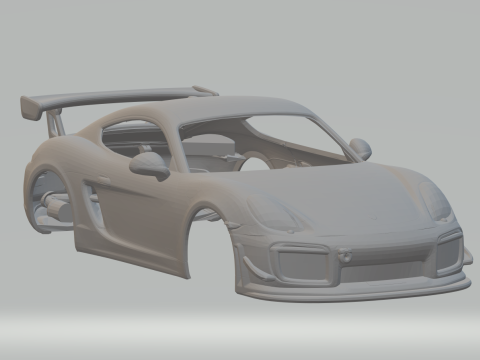 PORSCHE CAYMAN CUSTOM 3D Print Model