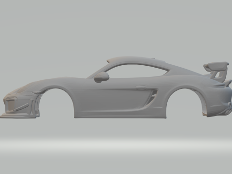 PORSCHE CAYMAN CUSTOM 3D Baskı Modeli