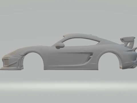 PORSCHE CAYMAN CUSTOM 3D Print Model