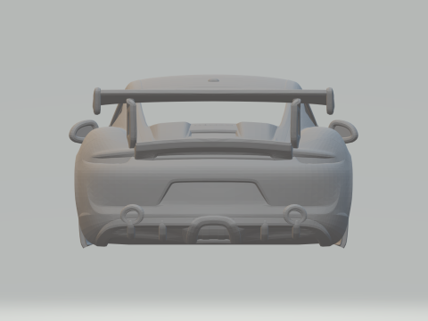 PORSCHE CAYMAN CUSTOM 3D Baskı Modeli
