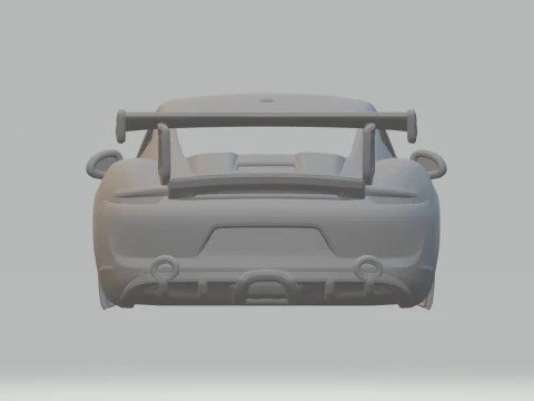PORSCHE CAYMAN CUSTOM 3D Print Model