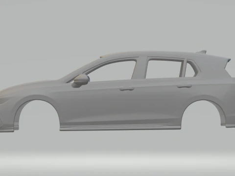 Volkswagen golf 3D Print Model
