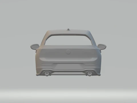 Volkswagen golf 3D Print Model