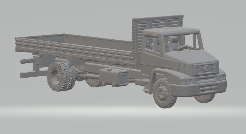 Mercedes 1620 Modello di stampa 3D .c4d .max .obj .3ds .fbx .stl .blend