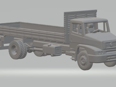 Mercedes 1620 3Dプリントモデル