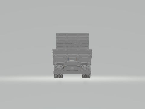 Mercedes 1620 Modello di stampa 3D