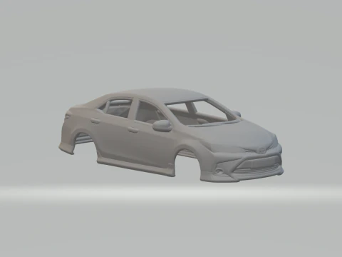 Toyota corolla sport 3D Print Model