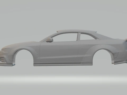 アウディ S5 カスタム 3Dプリントモデル