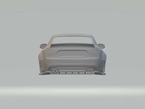 アウディ S5 カスタム 3Dプリントモデル