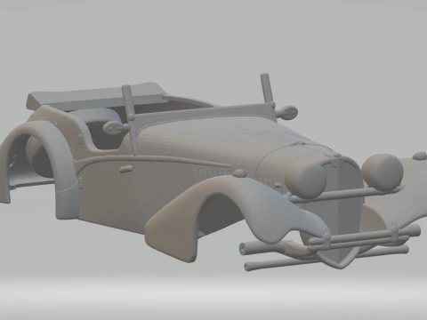 Bugatti 57SC Tour 1937 3D Druckmodell
