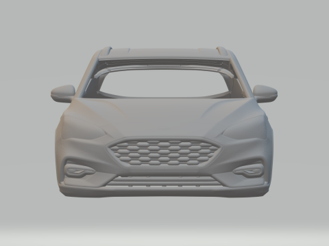 Focus Active Hatchback Modello di stampa 3D