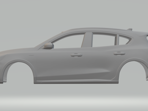Focus Active Hatchback Modello di stampa 3D