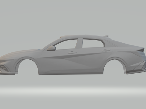 Hyundai elantra 2024 3D 打印模型