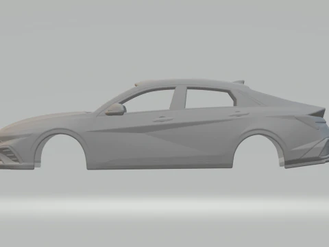 Hyundai elantra 2024 3D Print Model