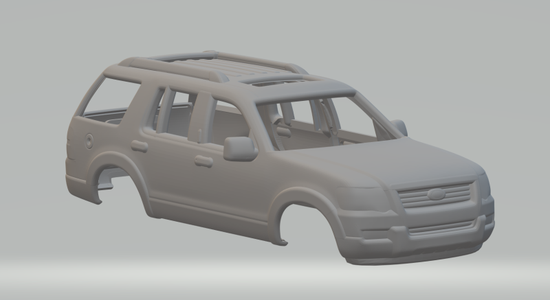 Explorer Modello di stampa 3D .c4d .max .obj .3ds .fbx .stl .blend 