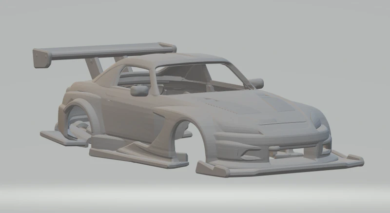 Honda s2000 race track 3D Print Model .c4d .max .obj .3ds .fbx .stl .blend
