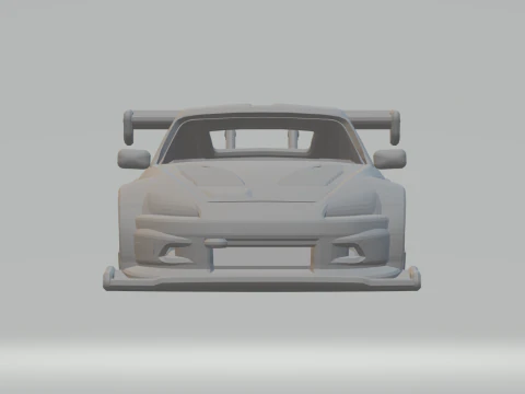 Honda s2000 race track 3D Print Model