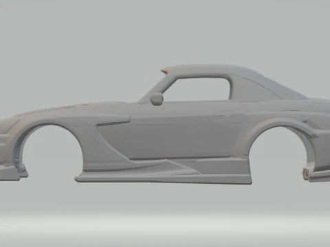 Honda s2000 race track 3D Print Model