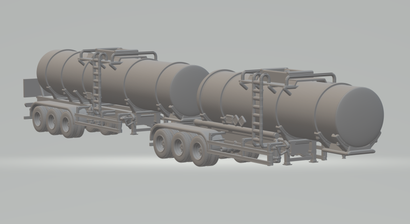 DOUBLE TANK TRAIN BRAZIL 3D-Druckmodell .c4d .max .obj .3ds .fbx .stl .blend 