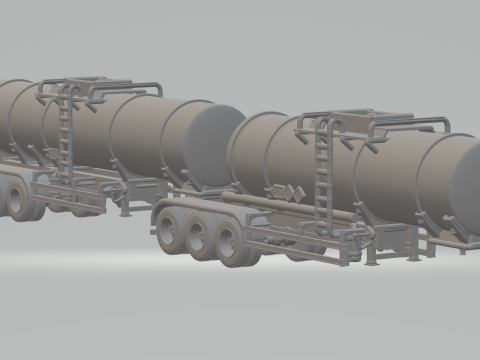 DOUBLE TANK TRAIN BRAZIL Modelo de Impressão 3D