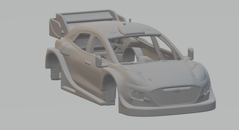 Puma wrc 3D Print Model .c4d .max .obj .3ds .fbx .stl .blend 