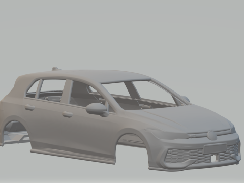 Volkswagen golf gte 3D 打印模型
