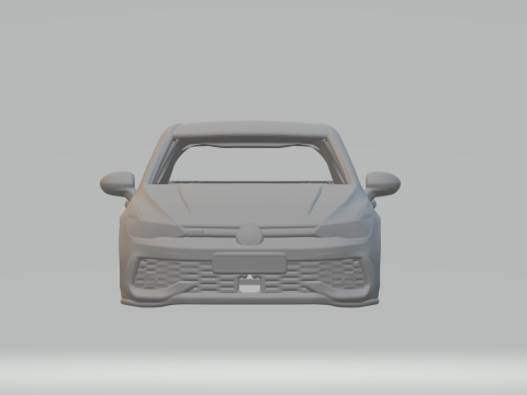 Volkswagen golf gte 3D 打印模型