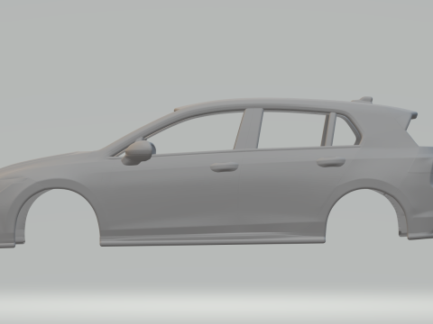 Volkswagen golf gte 3D 打印模型