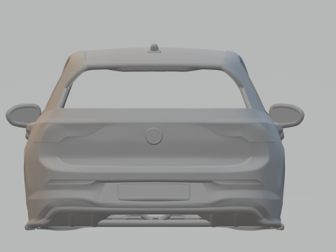 Volkswagen golf gte 3D 打印模型