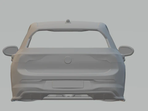 Volkswagen golf gte 3D Print Model
