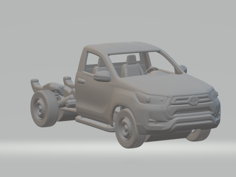 Toyota hilux Model Cetak 3D