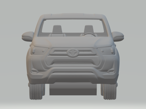 Toyota hilux Model Cetak 3D