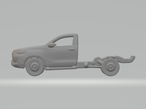 Toyota hilux Model Cetak 3D