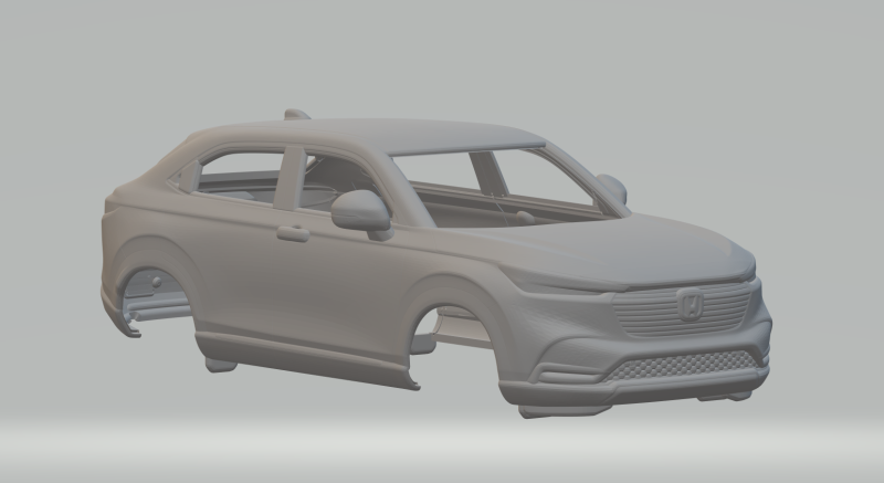 Honda hrv 3D प्रिंट मॉडल .c4d .max .obj .3ds .fbx .stl .blend 