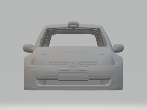 RENAULT CLIO RACE CAR 3D-printmodel