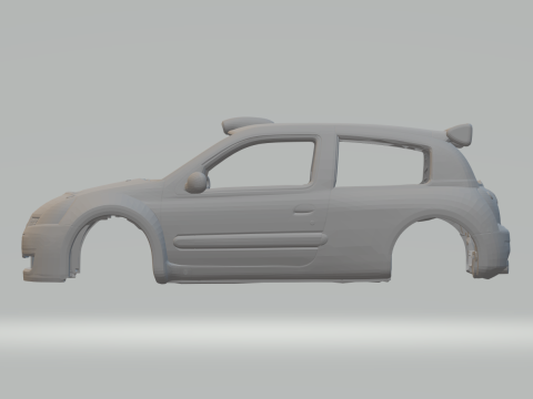 RENAULT CLIO RACE CAR 3D-printmodel