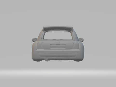 RENAULT CLIO RACE CAR 3D-printmodel