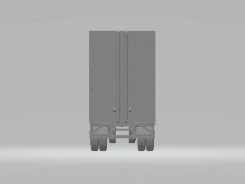 Double trailer box randon 3D Print Model