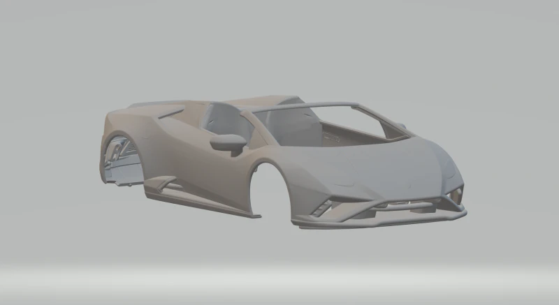 Double trailer box randon 3D Print Model .c4d .max .obj .3ds .fbx .stl .blend 