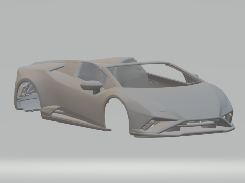 Double trailer box randon 3D-printmodel
